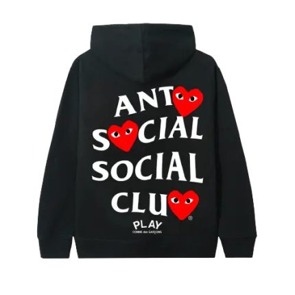 ASSC X Comme Des Garcons Schwarzer Hoodie