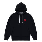 CDG Play Comme Des Garcons Reißverschluss Hoodie
