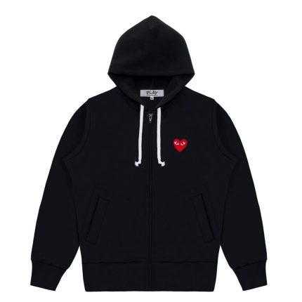 CDG Play Comme Des Garcons Reißverschluss Hoodie