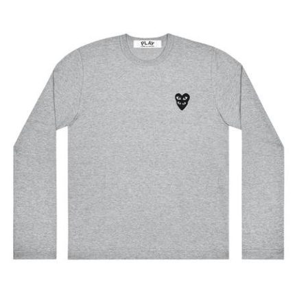 CDG Play Doppeltes Auge Schwarzes Herz Grau