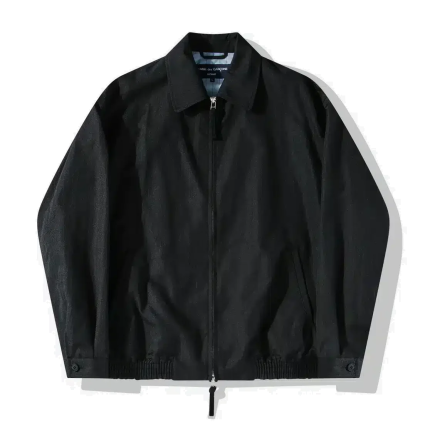 CDG Unisex Schwarze Harrington Jacke