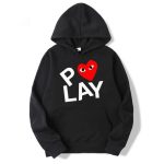 Comme Des Garcons Play Herz Hoodie