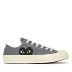 Converse Schwarzes Herz Graue Low Top