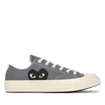 Converse Schwarzes Herz Graue Low Top