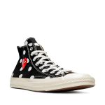 Converse Sneakers Rotes Herz Mit Punkten Größe 70 Schwarz