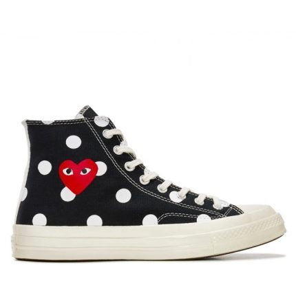 Converse Sneakers Rotes Herz Mit Punkten Größe 70 Schwarz