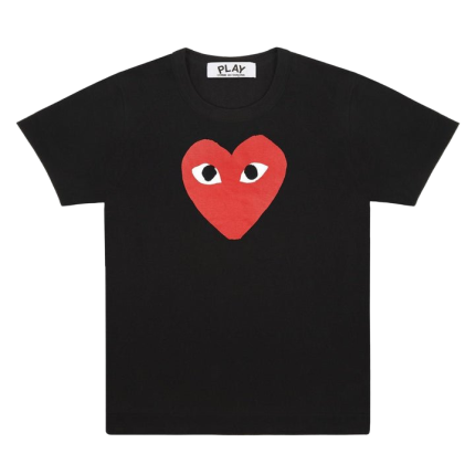 Play T-Shirt Großes Rotes Herz